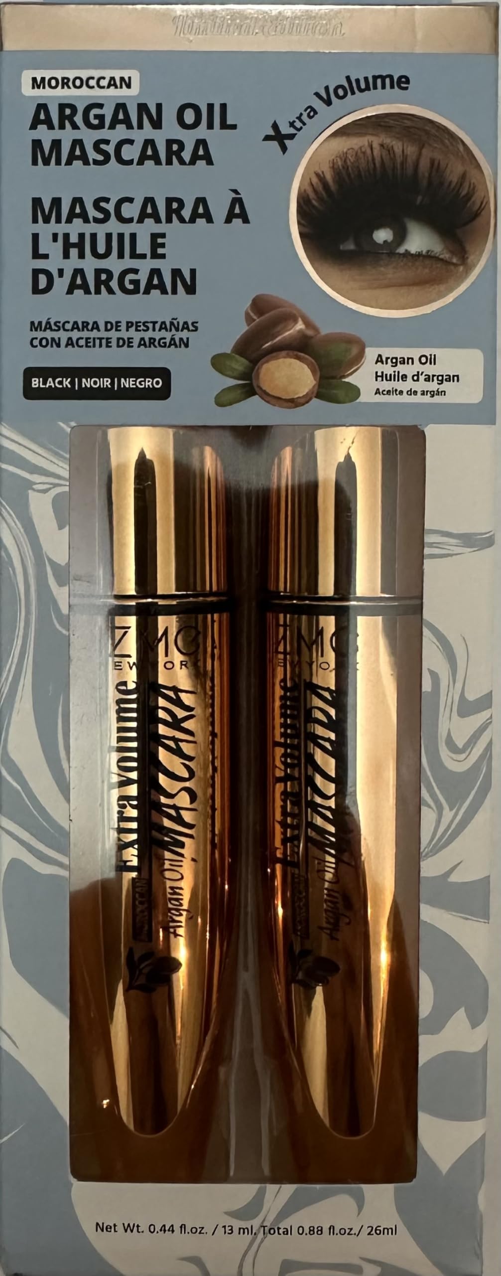 Amazon.com : IZME New York Argan Oil Mascara Extra Volume TWIN