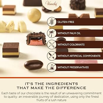 Amazon.com : Venchi - Murrine Collection - Mini Book With Assorted