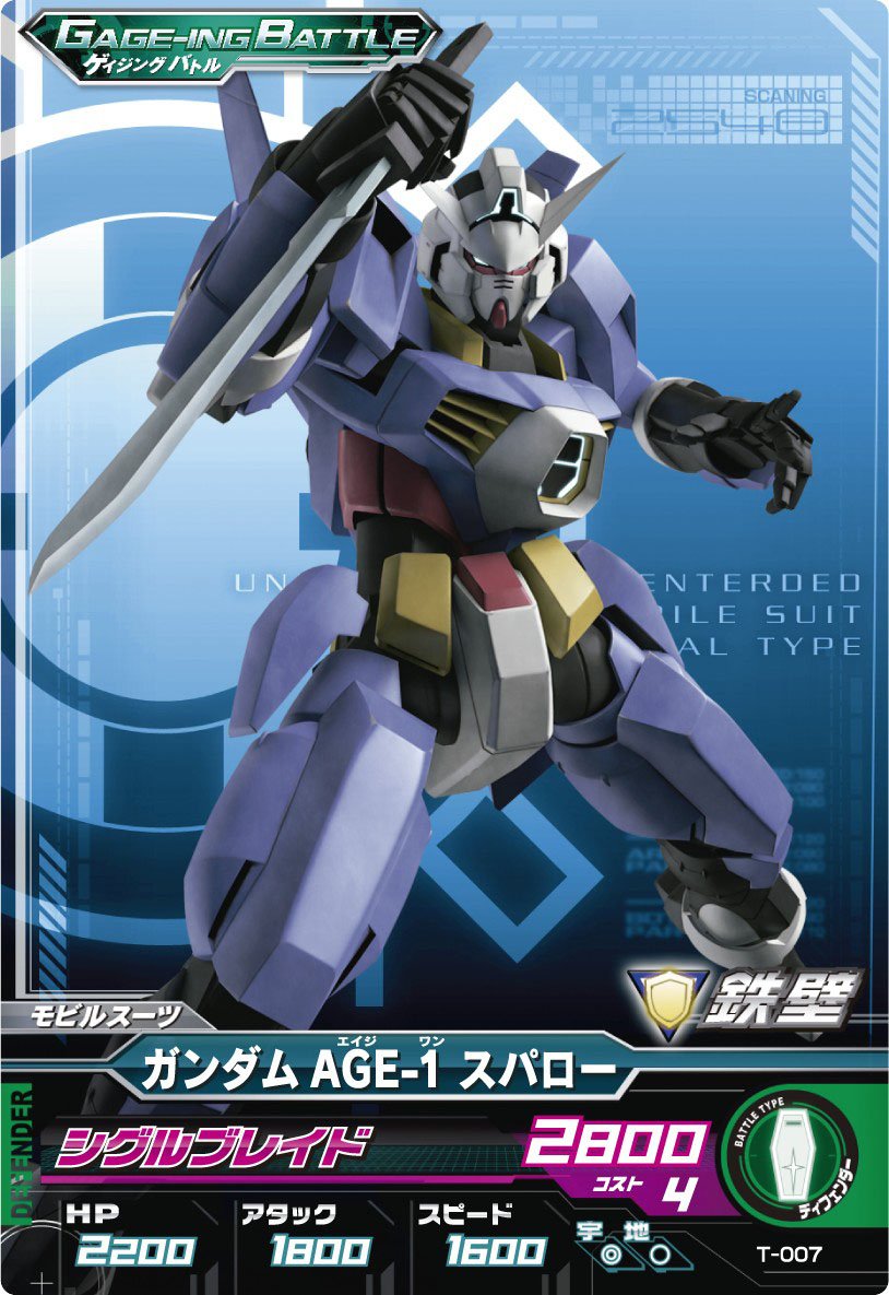 Amazon.co.jp: 機動戦士ガンダムAGE ゲイジングビルダーシリーズ AGE-1
