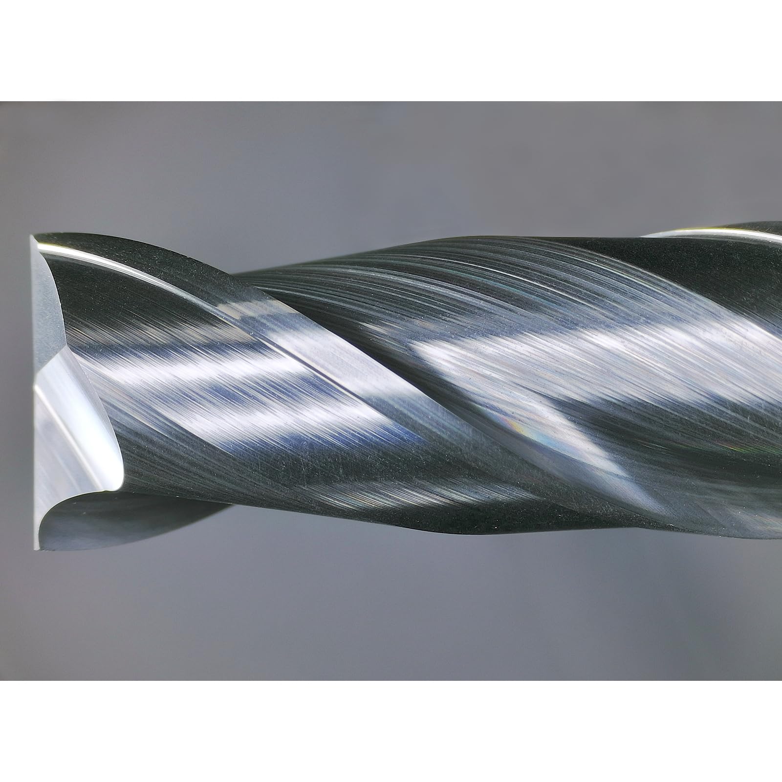 Tools zestaw 2 frezów kwadratowych z węglików spiekanych do cięcia stali stopowych, żeliwa, aluminium - fazowana krawędź do frezowania pionowego - pręt 3/8 (0,95 ~