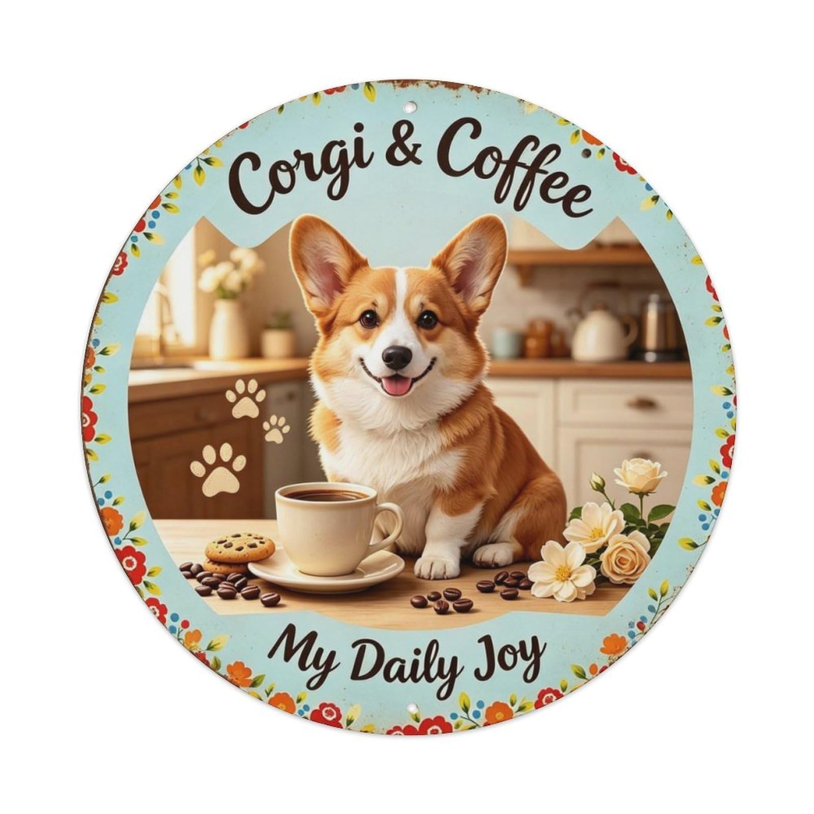 My Daily Joy Metal Tin Sign Plaque