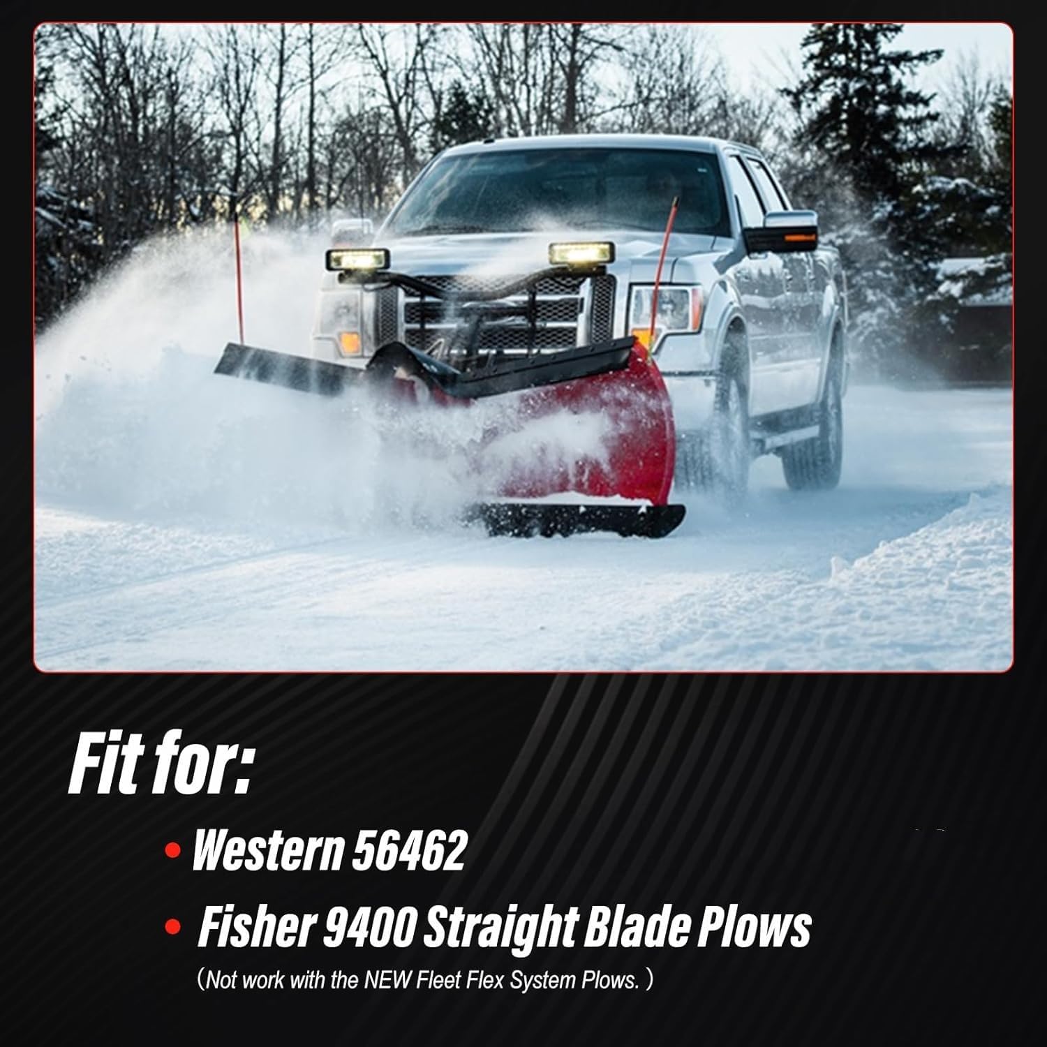 Snowplow Handheld Controller Fit for Western 56462 for SAM 1306902 for Fisher 9400 Straight Blade Plows Western Plow Controller