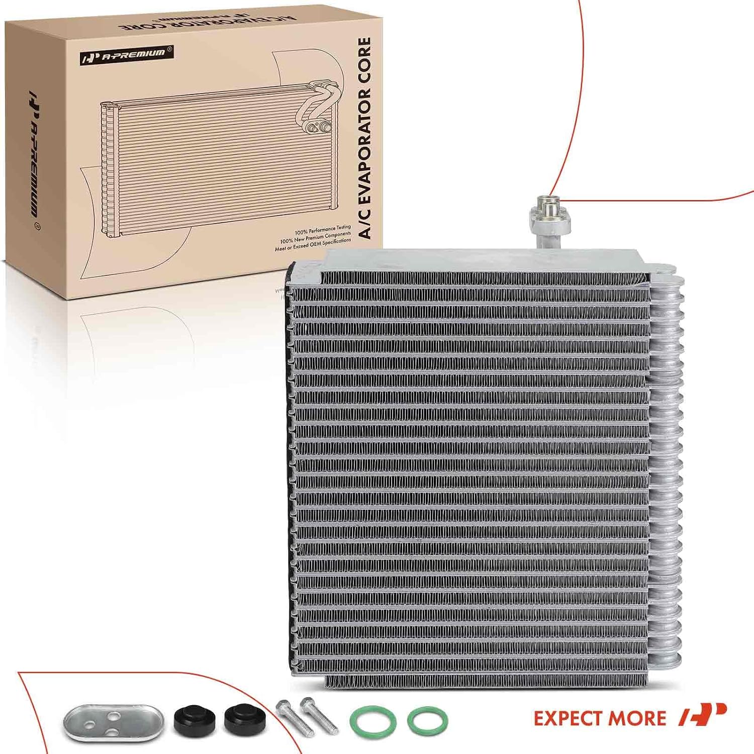 A-Premium AC Evaporator Core Compatible with Nissan Maxima 2000-2003 & Infiniti I30 2000-2001, I35 2002-2004, with Pressing Plate