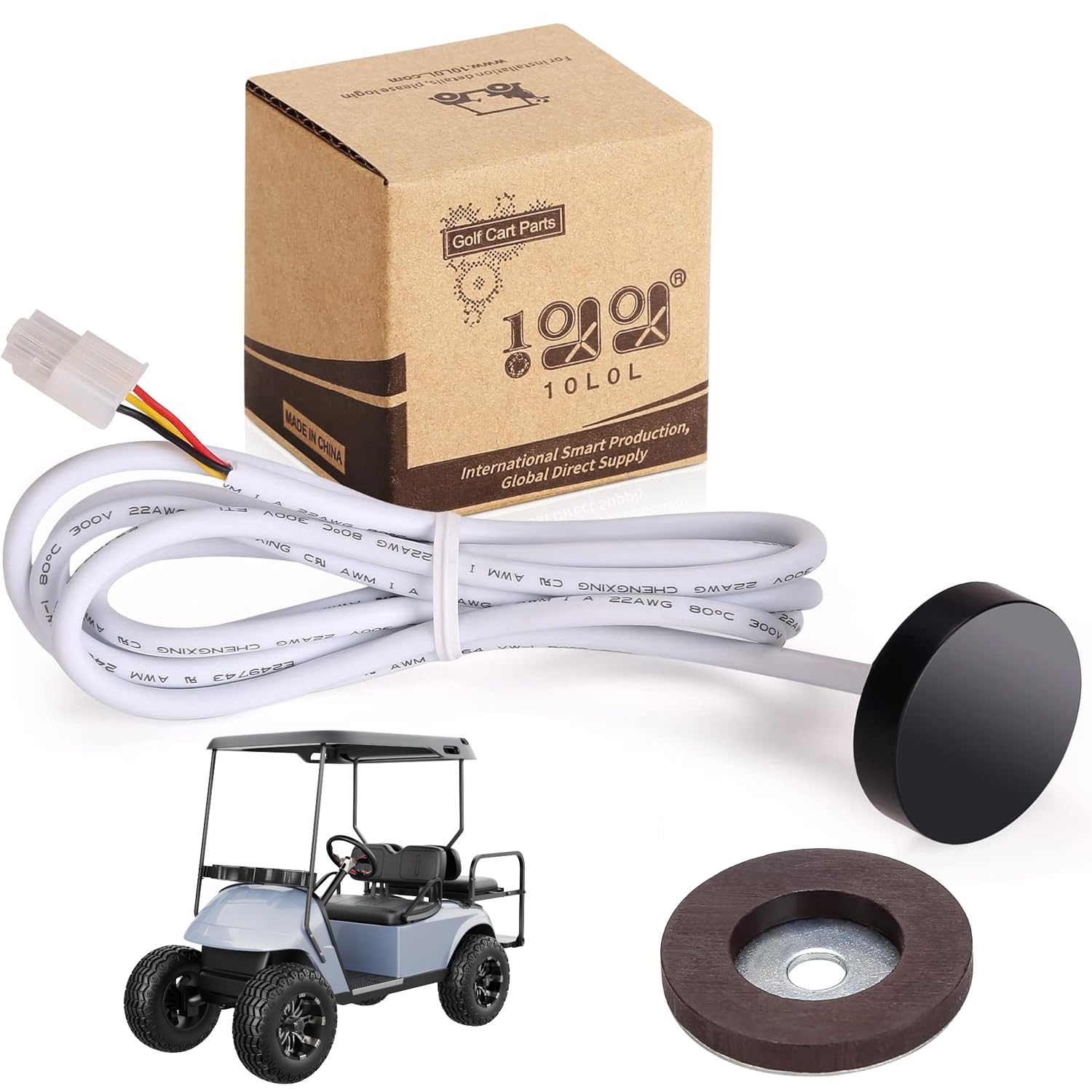 Amazon.com: 10L0L Golf Cart Speed Sensor with Magnet for 36V