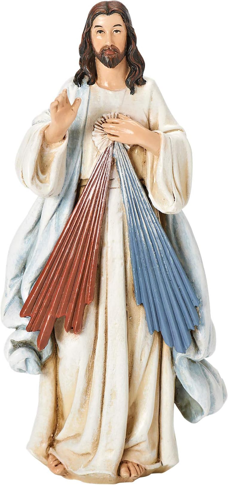 by Roman - Divine Mercy Figure, for 6" Scale Renaissance Collection, 6" H, Resin and Stone, Religious Gift, Decoration, Collection, Durable, Long Lasting