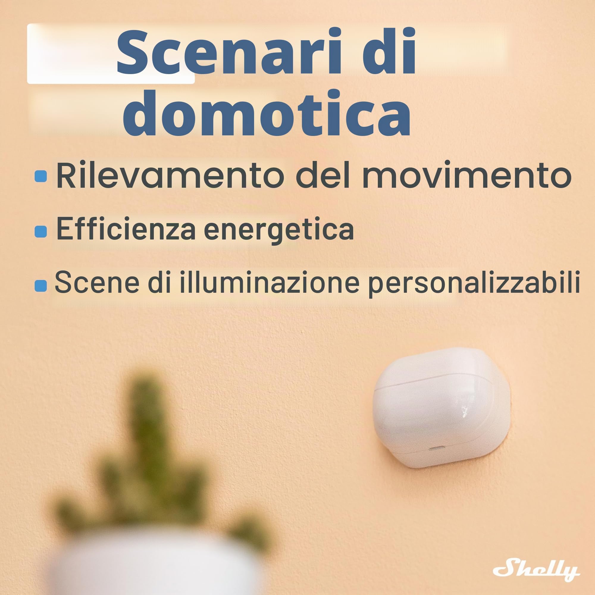 Shelly Smart Security Bundle | Pacchetto Sicurezza Intelligente | Dispositivi Bluetooth | Domotica | Nessun Hub richiesto | Lunga durata della batteria | Zone di allarme personalizzate