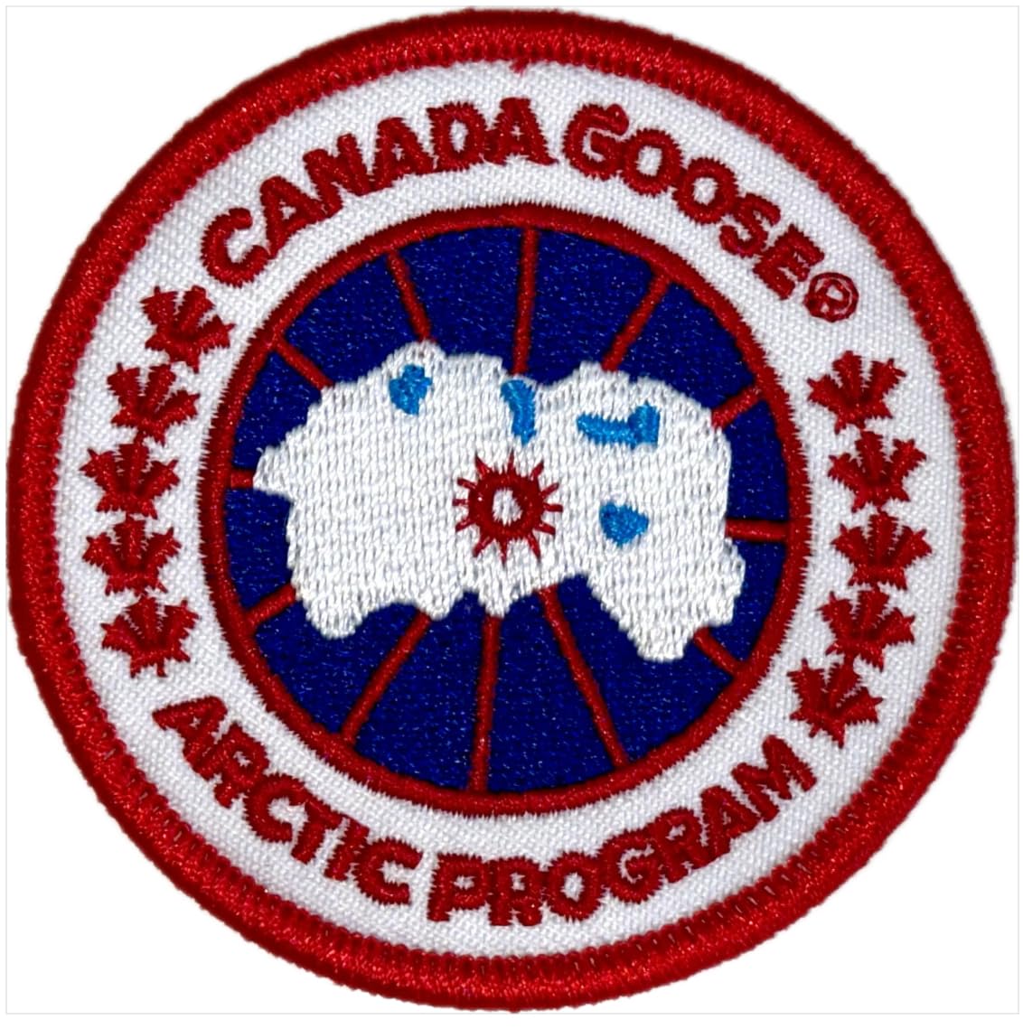Canada Bird Goose Embroidered Patch Iron On/Sew On -Jackets - Goose, Parka, Wyndham