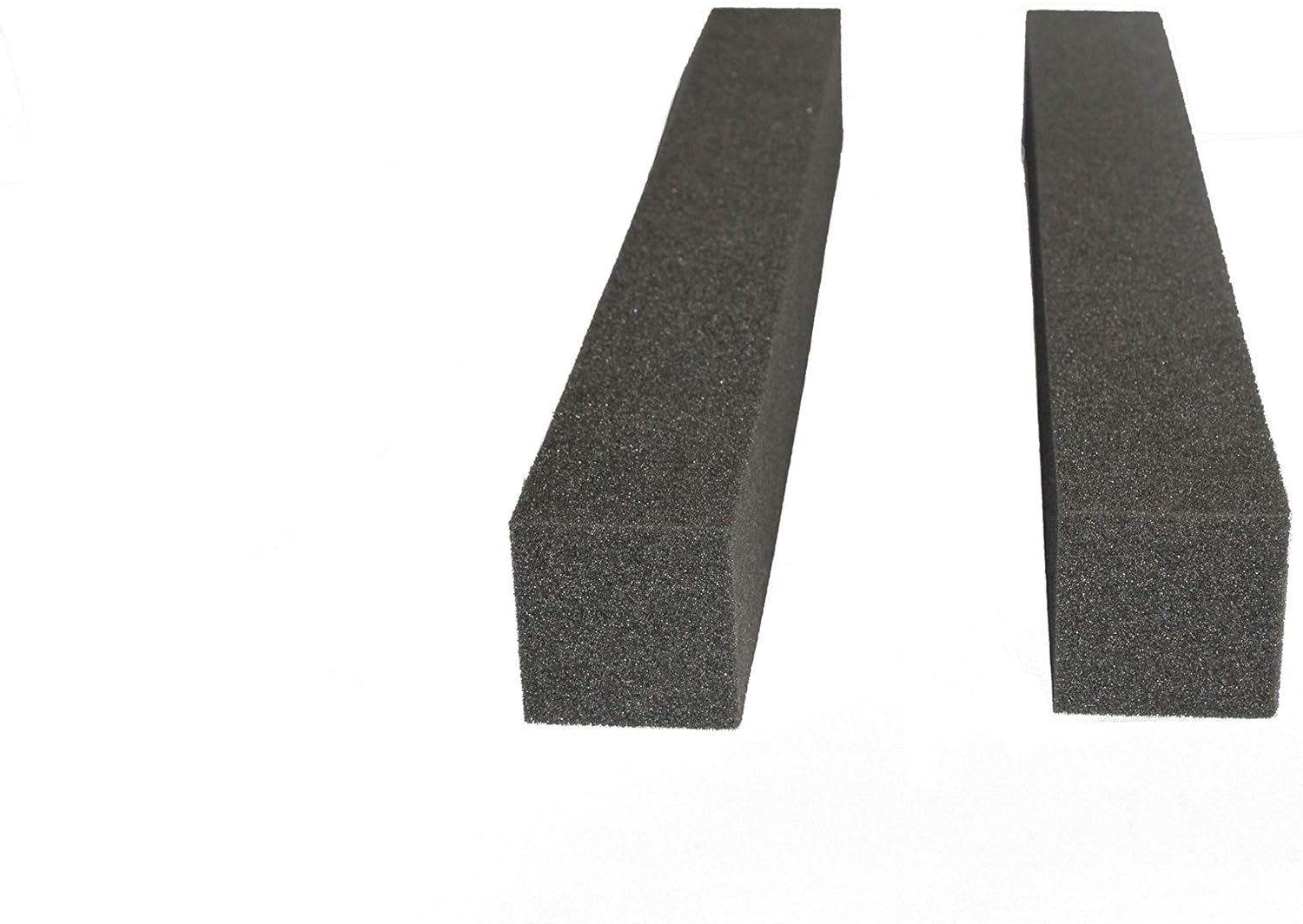 Mybecca (2 PACK) 3 x 3 x 24 Inches Acoustic Wedge Studio Soundproofing Foam Corner Block Finish Corner Wall in Studios or Home Theater - Color: Charcoal