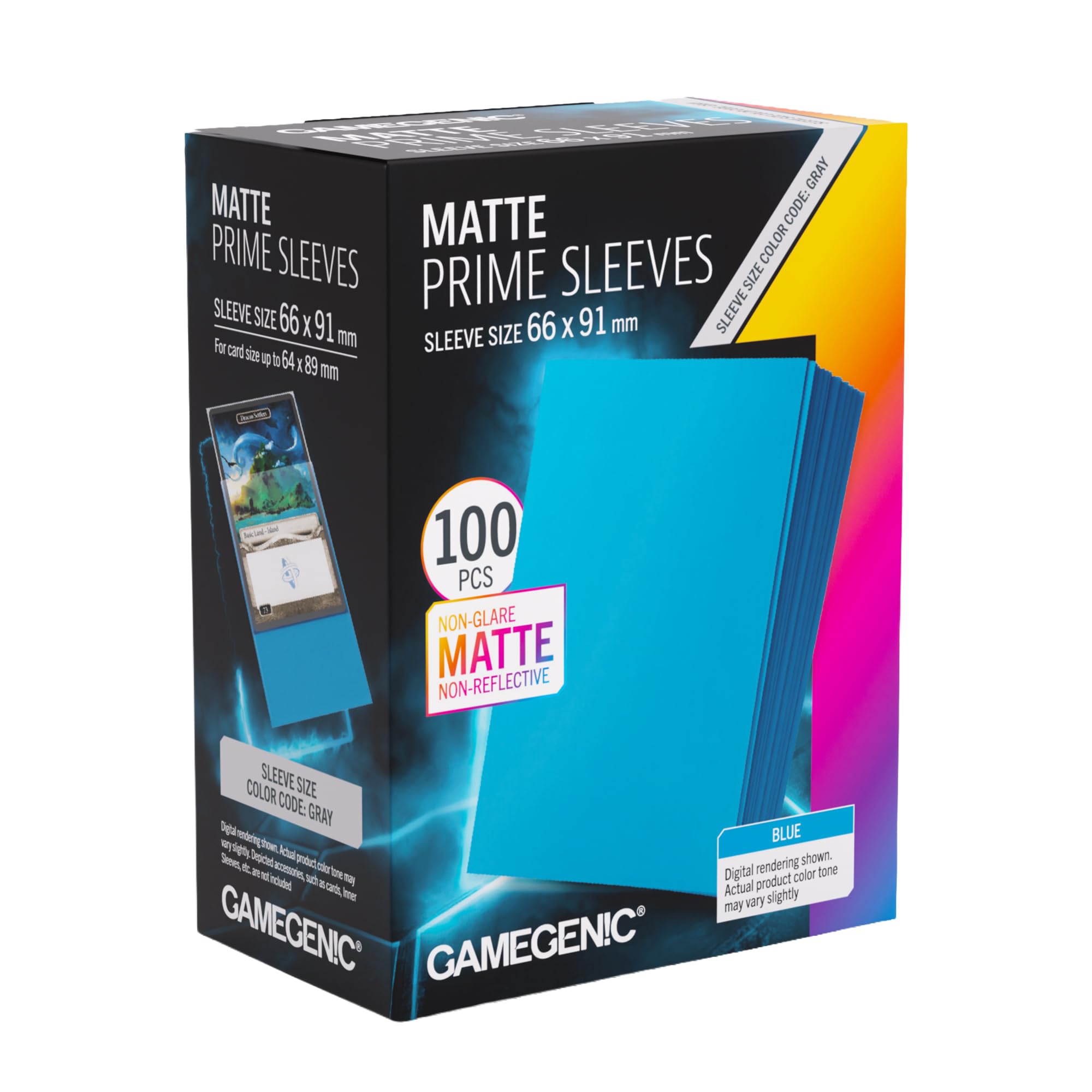 Gamegenic | Unit Gamegenic Matte Prime Sleeves 100 Pack | TCG Accessory