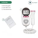 AccuTrust Fetal Doppler Baby Heartbeat Monitor | Portable Pregnancy Doppler with LCD Display, Built-in Speaker & High Sensitivity Probe | Listen to Baby’s Heartbeat at Home gallery image