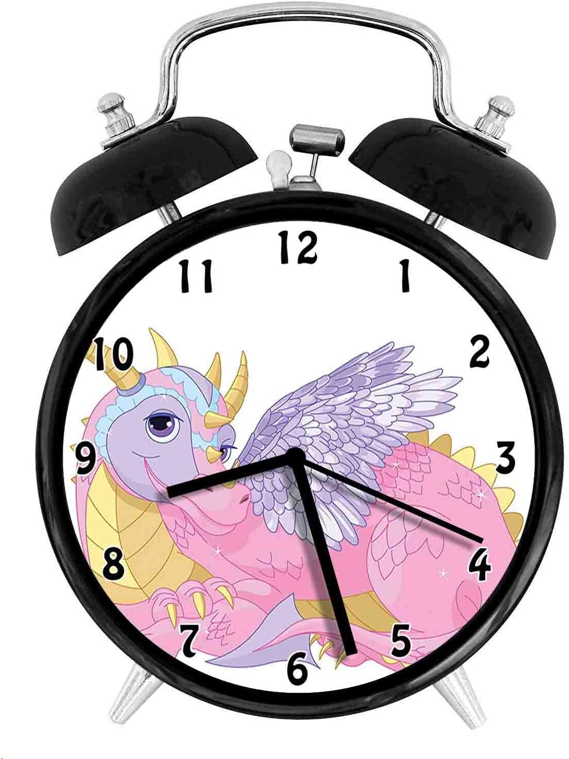 Amazon Co Jp かわいいレディドラゴン神話のおとぎ話ファンタジー動物金属フレーム 艶をかけられた表面 直径9 5センチのイラスト ホーム キッチン