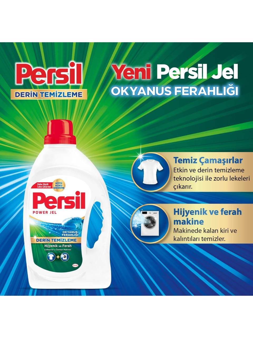 Persil Jel Sık Yıkananlar Çamaşır Deterjanı 2,47 Litre 38 Yıkama, Sık Yıkananlar 38 Yıkama (4 paketi)
