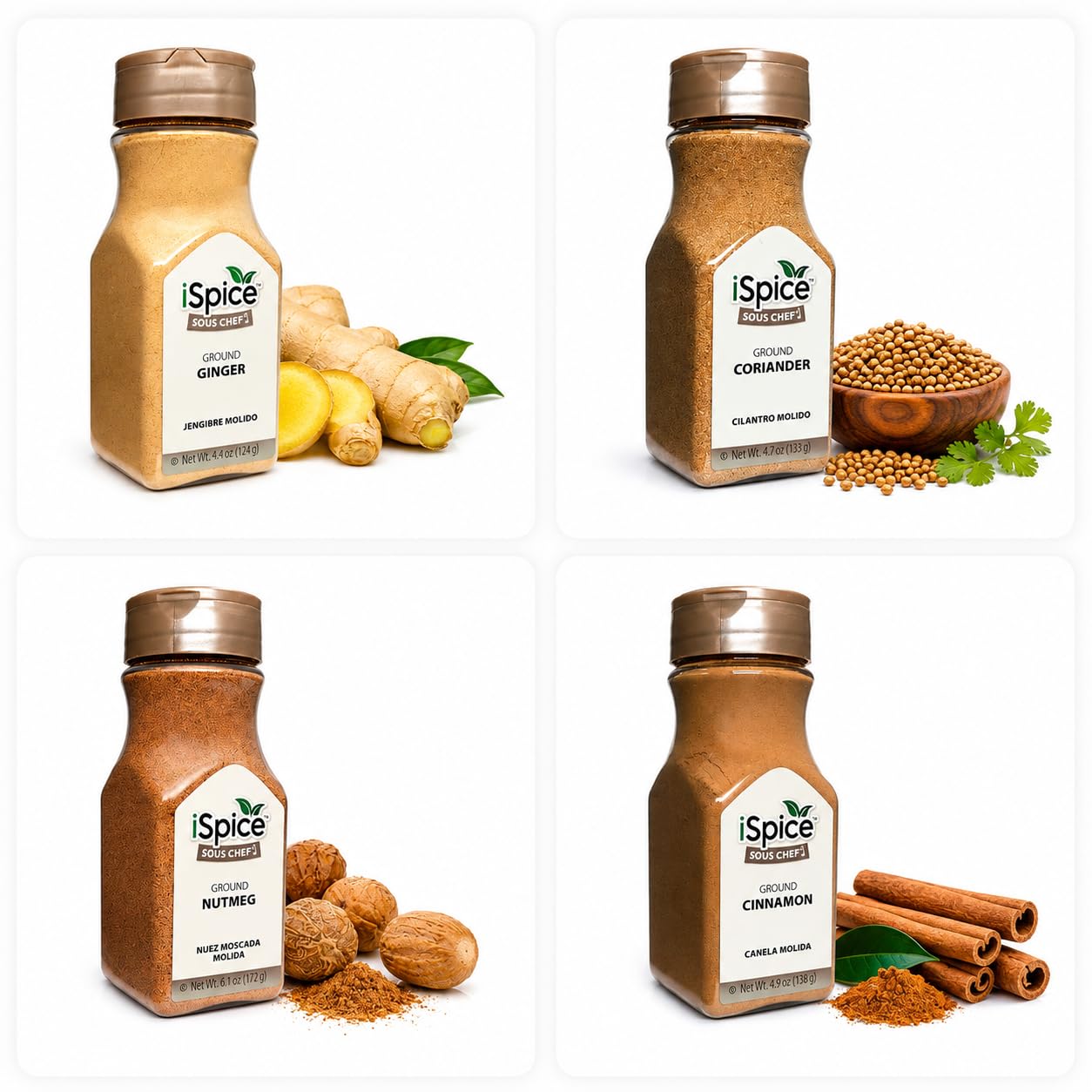 Amazon.com : iSpice Starter Spice Set- Seasonings for Cooking - 24