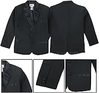 Vista 4 de Spring Notion conjunto de esmoquin calce clásico para niños, sin cola