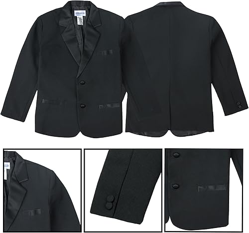 Miniatura 4 de Spring Notion conjunto de esmoquin calce clásico para niños, sin cola