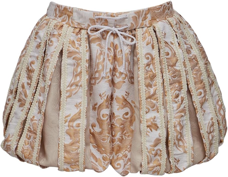 CosplayDiy Tudor Pants Mens Renaissance Tudor Costume Pants Medieval Royal Brocade Pants