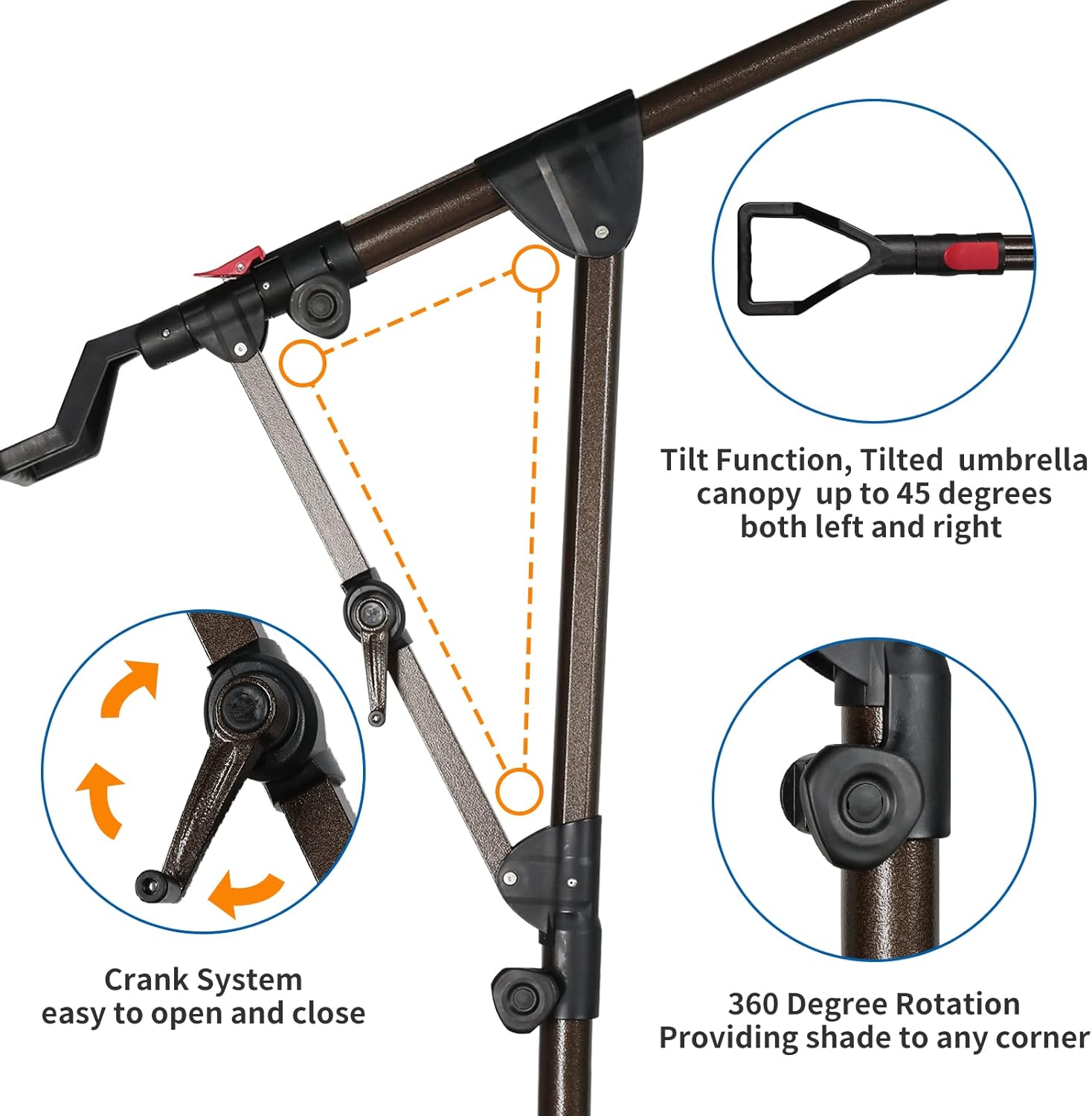 Bask in Style: Verano 10FT Cantilever Patio Umbrella Review