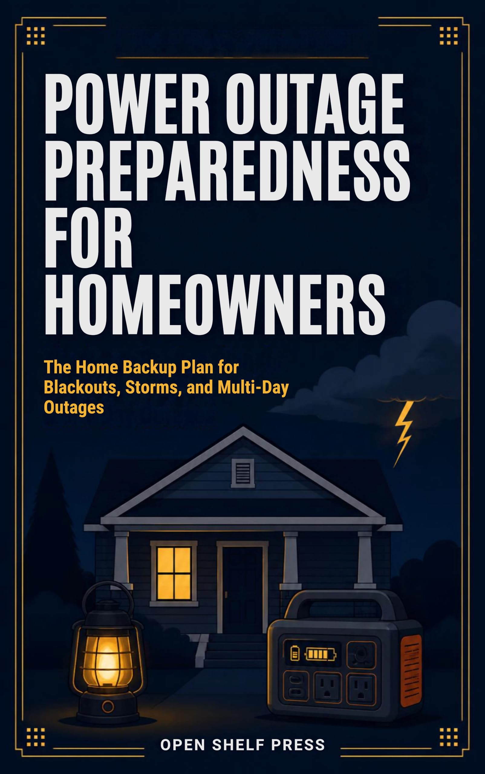 Power Outage Preparedness for Homeowners: The Complete Blackout & Emergency Power Plan for Home: Generators, Batteries, Food Safety, Heating, Cooling, Medical Devices & Family Safety