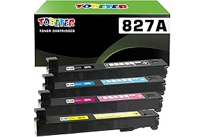 Genuine OEM HP CF303A Black, Cyan, Magenta, Yellow (4-Pack) Remanufactured Laser Toner Cartridges