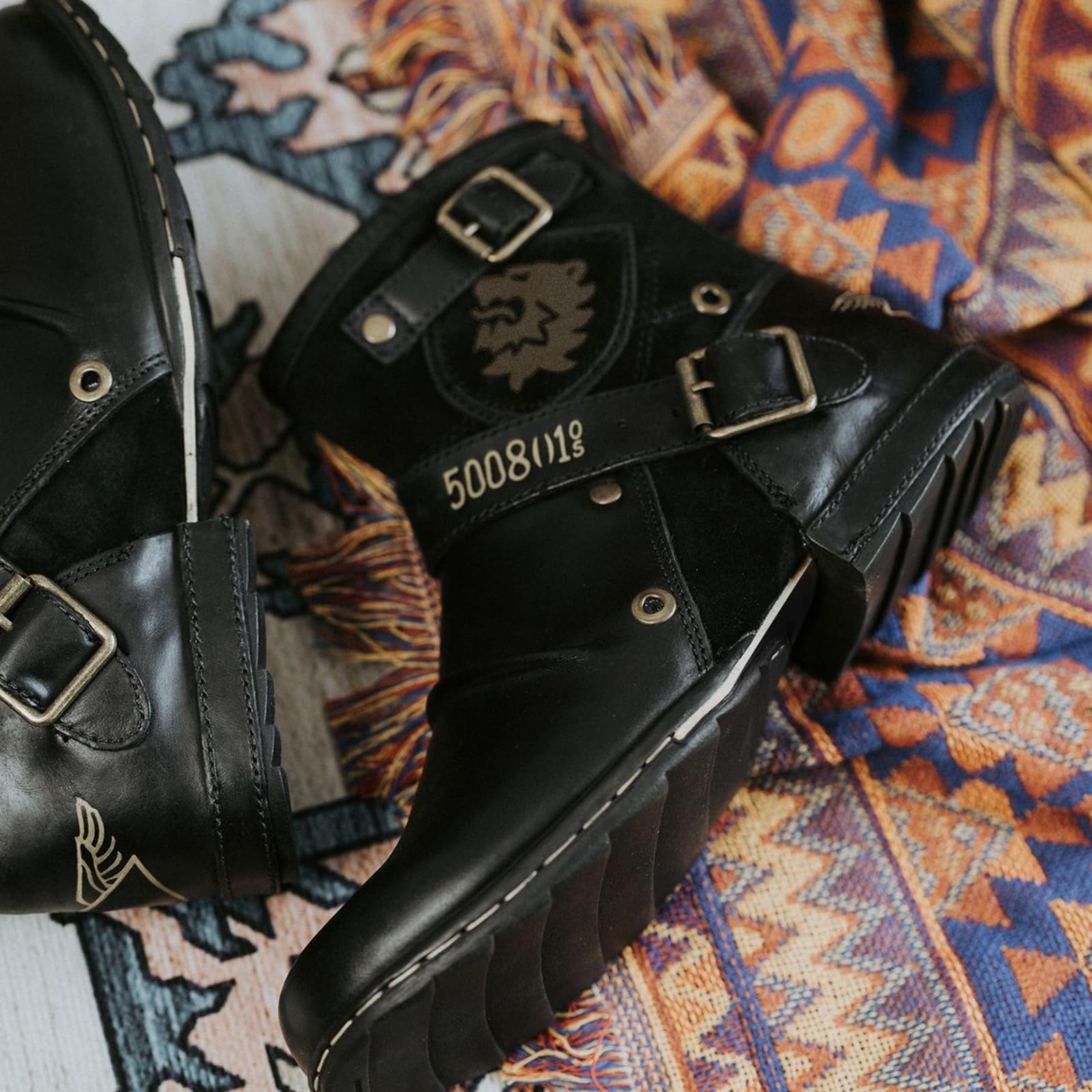 Botas De Moto para Hombre,Botas Moto De Cuero Hombre,Botas Moto Adventure,Botas Moto Touring para Hombre,Cuero,Impermeables,con Cremallera Lateral,para Botas De Aventura Y Turismo