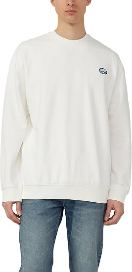 s.Oliver Herren Sweatshirt mit Winter-Sports-Artwork im Relaxed Fit - Größe: M