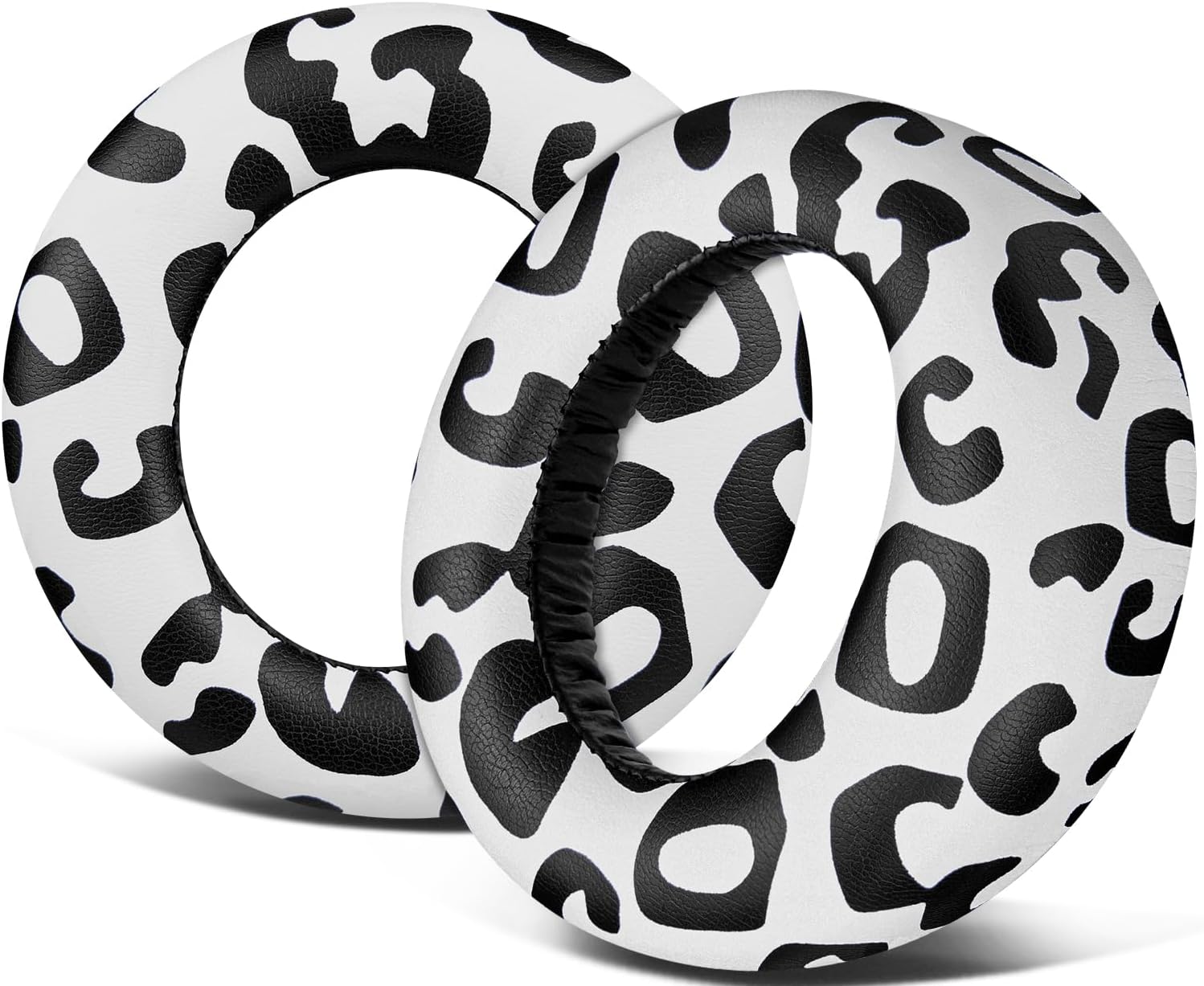 SOULWIT Earpads Cushions Replacement for Sony PlayStation 5 Pulse PS5 3D Wireless Headset, Ear Pads Cushions with Soft Protein Leather, Noise Isolation Foam - Snow Leopard