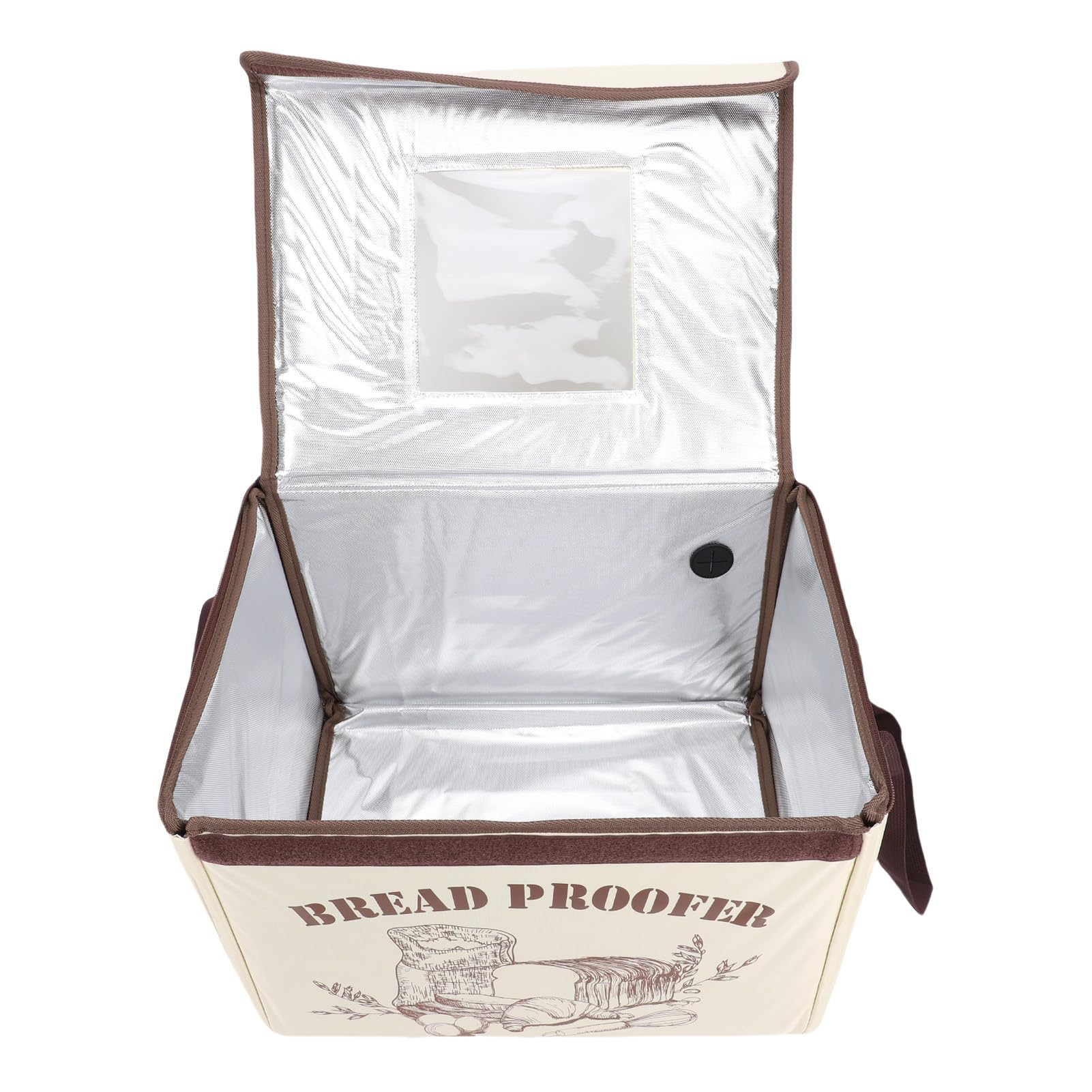 SIXRUN Scatola per la Lievitazione del Pane Lievitatore per Impasto con 3 Zone di Riscaldamento 50-113 ° F Timer 48 Ore Pieghevole 15,7x11,8x11,8 Pollici per Cuocere Pizza, Yogurt (Spina europea 220