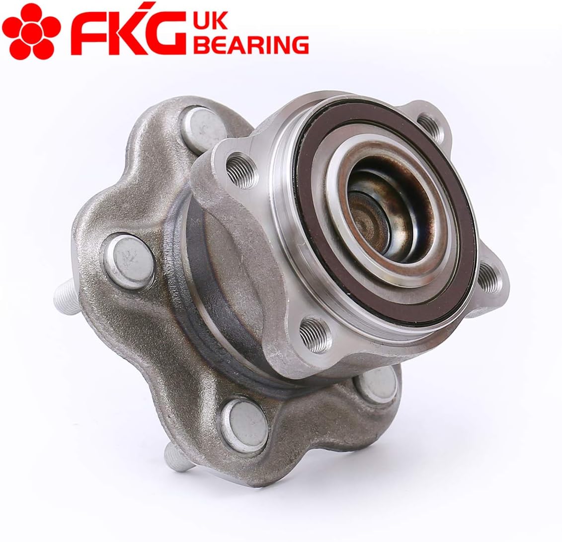 FKG 512388 Rear Wheel Bearing Hub Assembly for 07-18 Nissan Altima, 09-18 Nissan Maxima, 13-16 Nissan Pathfinder (Except 4WD), 14-16 Infiniti QX60 (Except 4WD), Set of 2