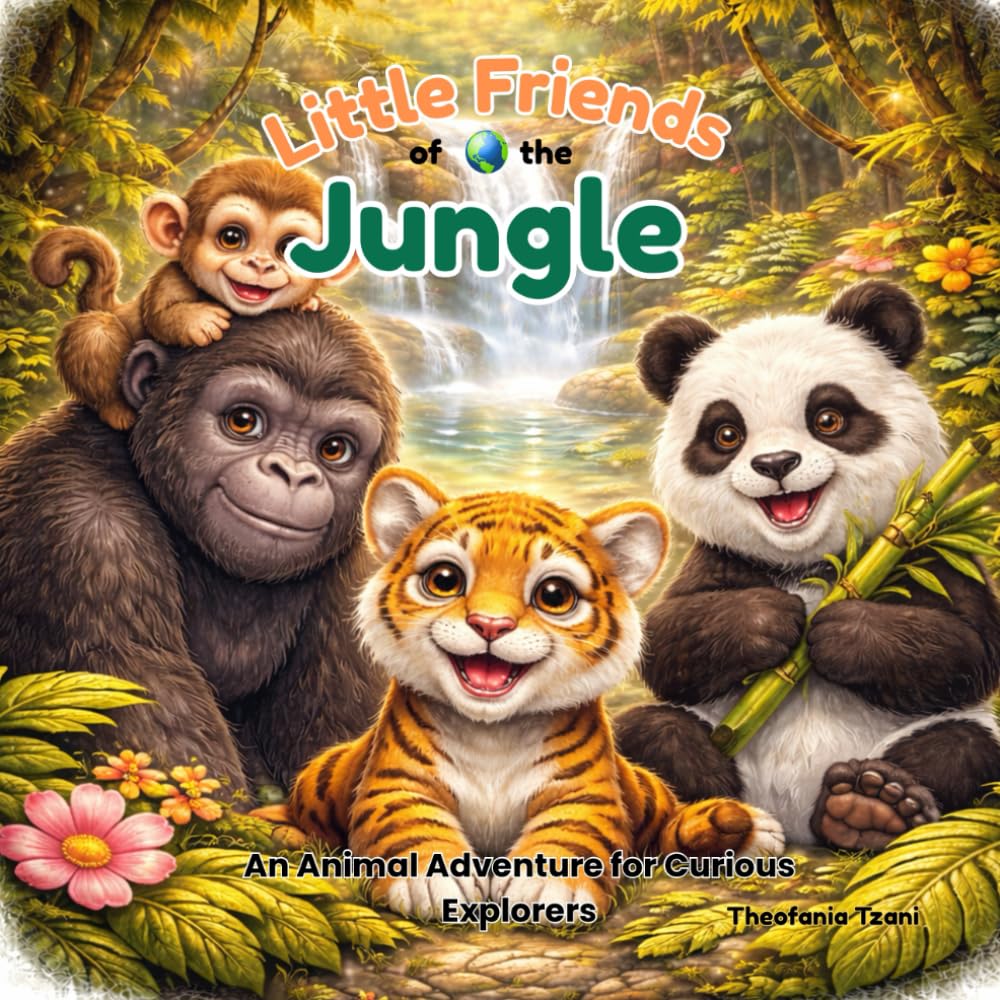 Little Friends of the World: Jungle: Rainforest Animals for Kids Ages 2–6 | An Animal Adventure for Curious Explorers
