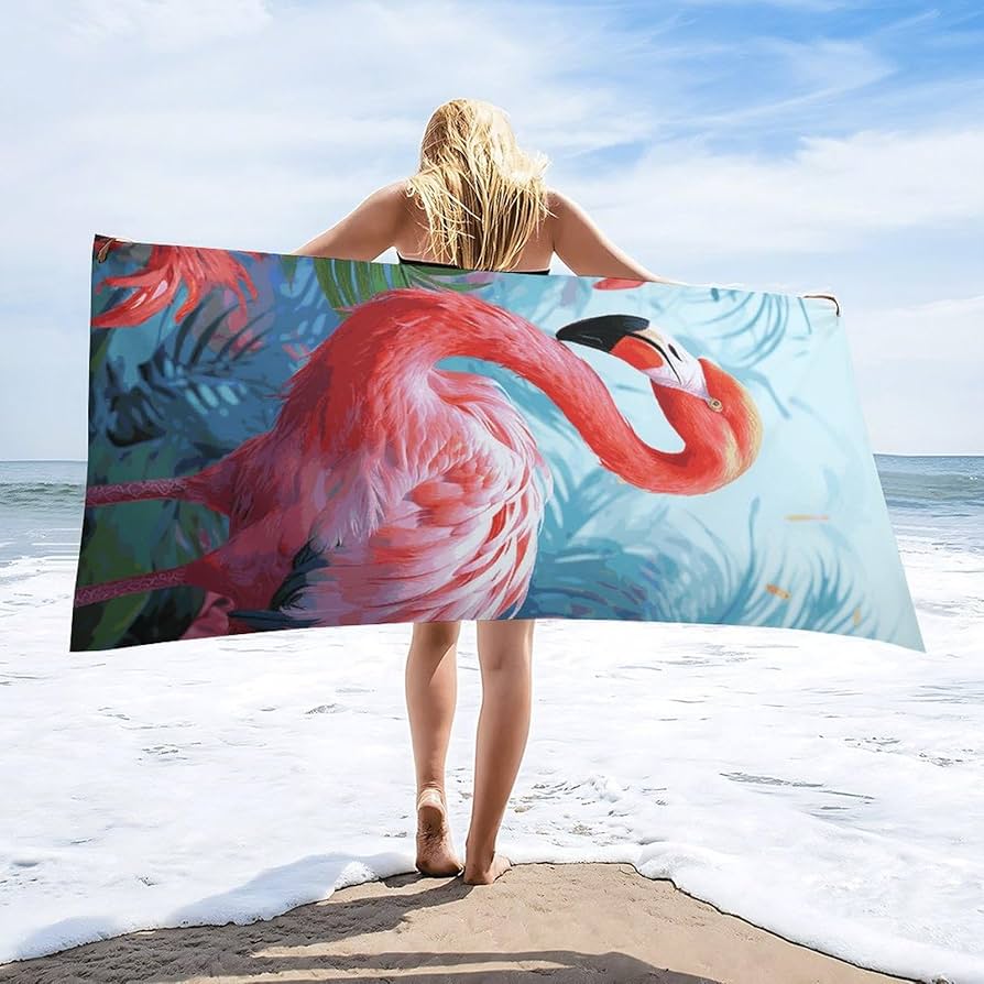 タオル・ハンカチ POP OUT Beach Towel Amazon.com: ModaQua Colorful Flower Polka Dots Beach Towel