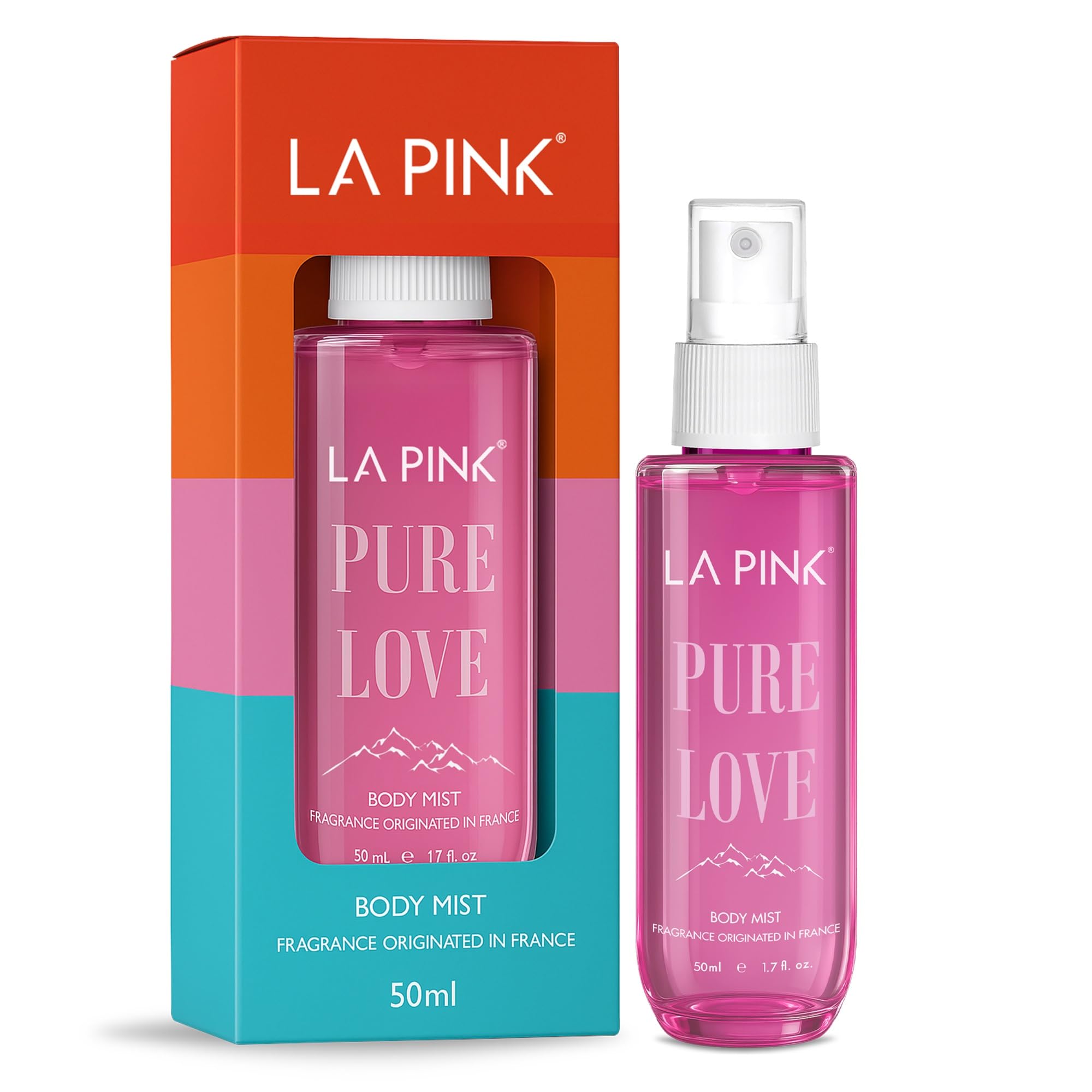 La Pink Pure Love Body Mist for Women | French-Inspired Fragrance Long Lasting Perfume Body Mist Spray for Women with Vanilla, Citrus & Musky Notes | 50ml-image-35