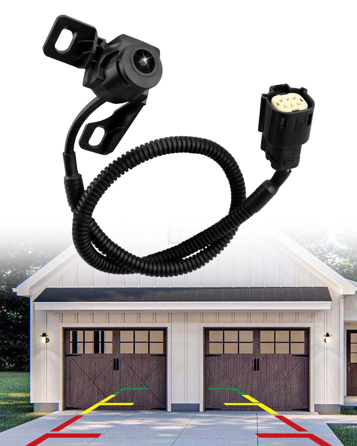 Hulyxayfave 9C3Z19G490E Rear View Backup Camera Fit for Ford F-250 F-350 F-450 F-550 Super Duty Pickup 2008-2012, Rear Park Assist Camera, Replacement 9C3Z-19G490-E, 9C3T-19G490-BD