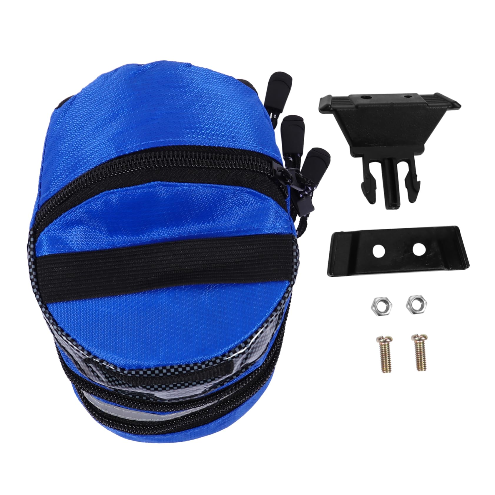 Sosoport Bike Seat Bag Saddle Pack with Reflective Stripe Easy Install Cycling Storage Pouch for Mountain and Road Biking Accessories Rear Storage