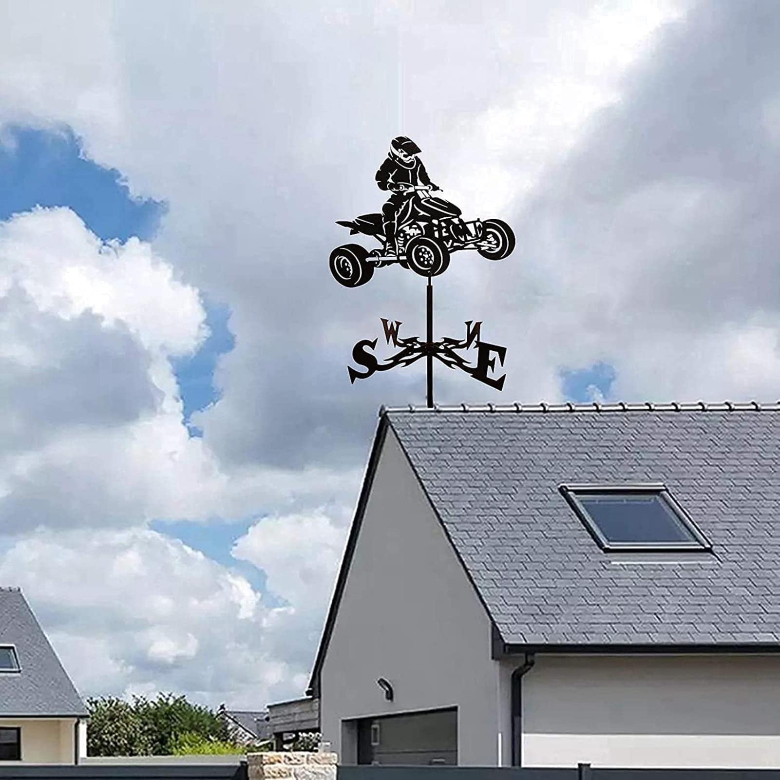 wiatrowskaz, Wiatrowskaz ze stali nierdzewnej do montażu na dachu samochód wyścigowy narzędzie pomiarowe ogrodu świeżym powietrzu