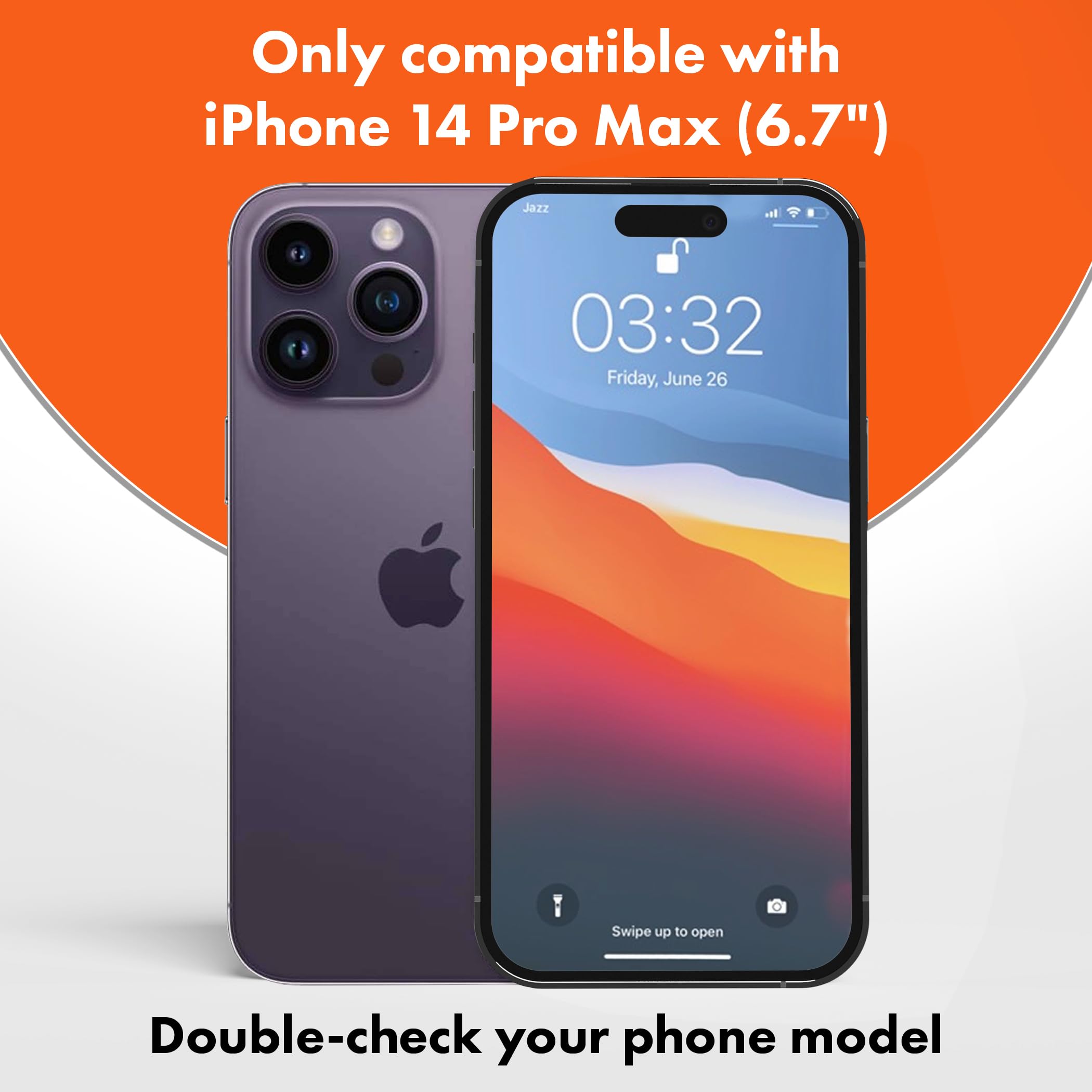 Slapback - Protector de pantalla de privacidad premium para iPhone 14 Pro Max [2 unidades] [pantalla de 6.7 pulgadas] Anti-espía 28 grados opaco dureza 9H cobertura completa vidrio templado fácil de