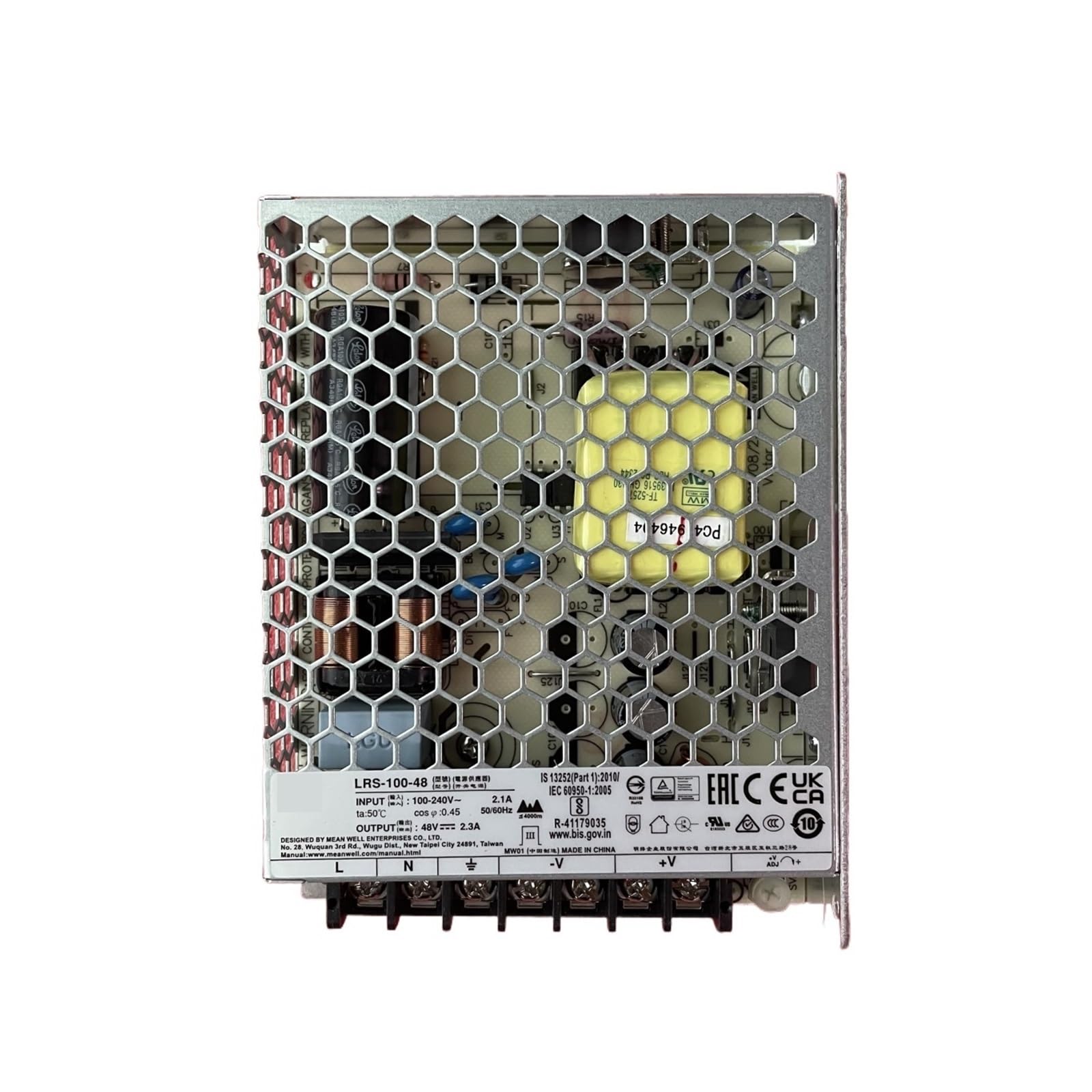 BALYDLUL LRS-100 3.3V/5V/12V/15V/24V/36V/48V Mechanical/Electrical(LRS-100-48)