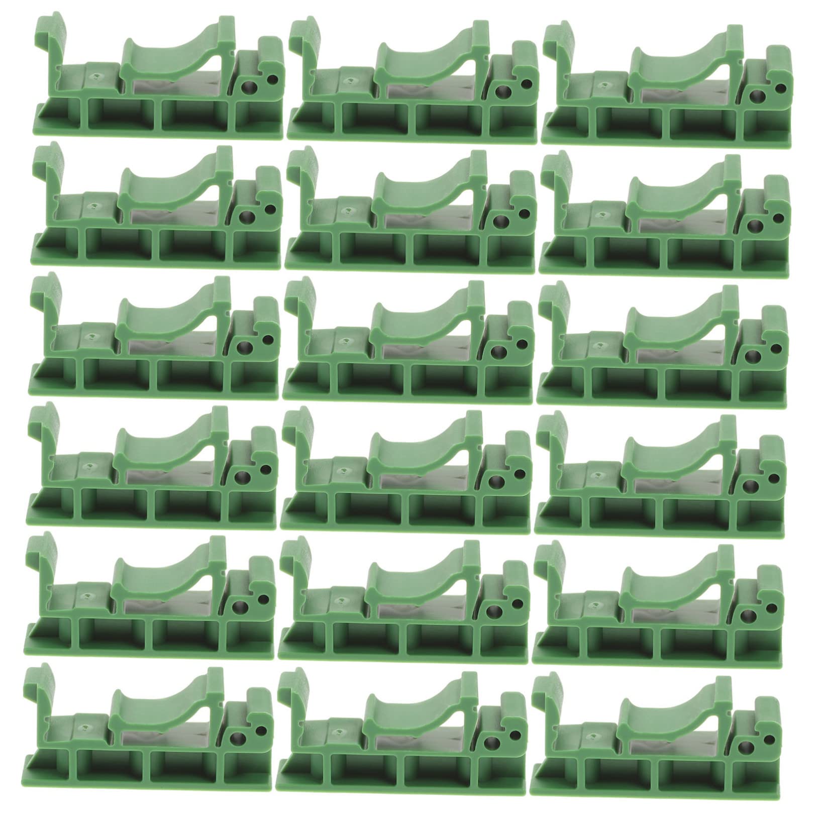 SOLUSTRE Nylon PCB Mounting Brackets Din Rail PCB Mounting Bracket for Electronics