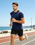 TACVASEN Men's UPF 50+ Sun Protection Shirts Quick Dry Short Sleeves Rash Guard Swim Shirts