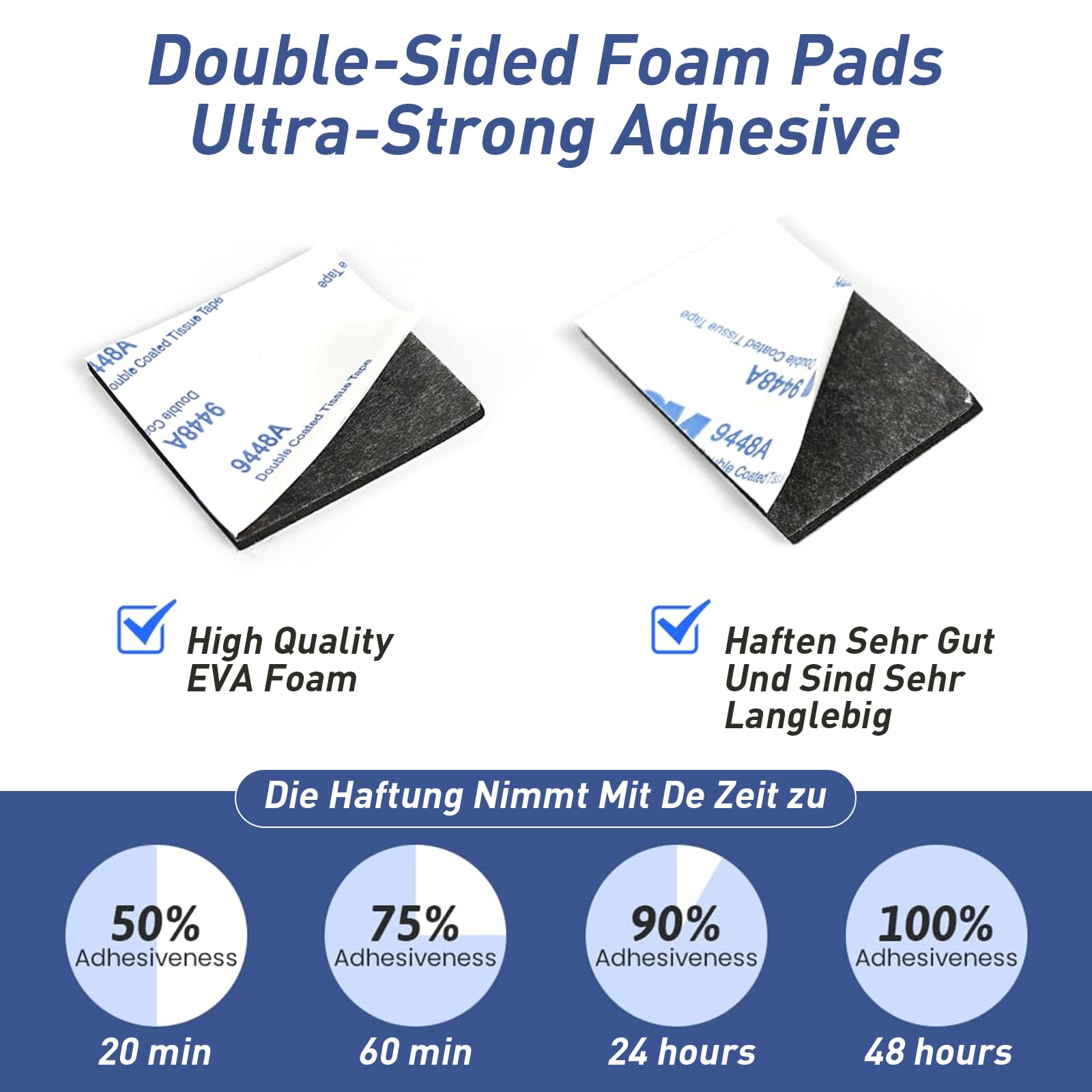120 Punti Adesivi 3M Biadesivi - Schiuma Spessa 3mm Per Pareti, Vetro, Metallo | Extra Forti - Foto 11