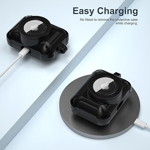 Miniatura 5 de Valkit Funda compatible con Airpods Pro 21 y funda AirTag, resistente 2 en 1, a prueba de golpes, para hombres y mujeres, iPod Airpods Pro de 2 y 1