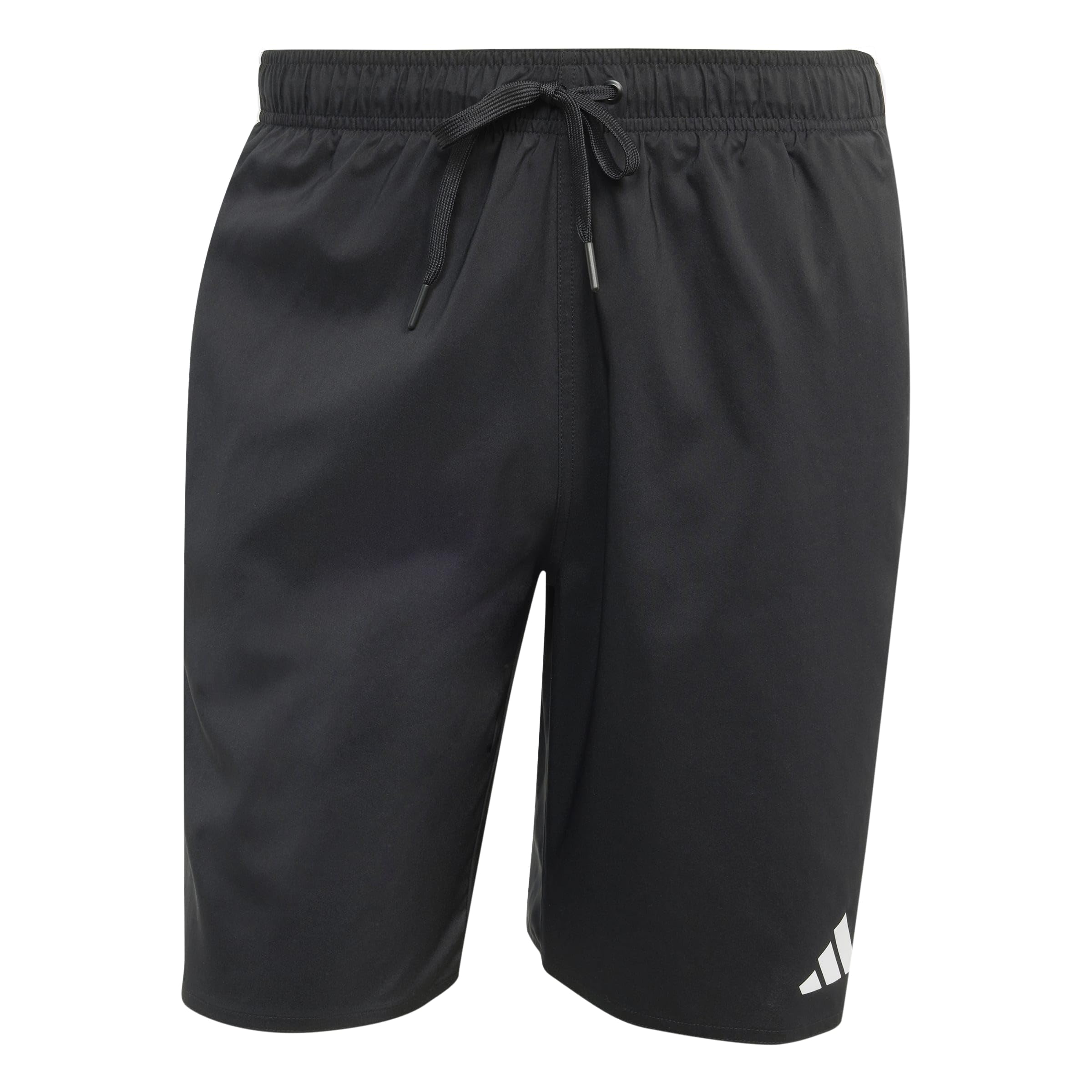 adidas Men's 3 Stripes Swim Shorts 8 INCH, Black/White, S