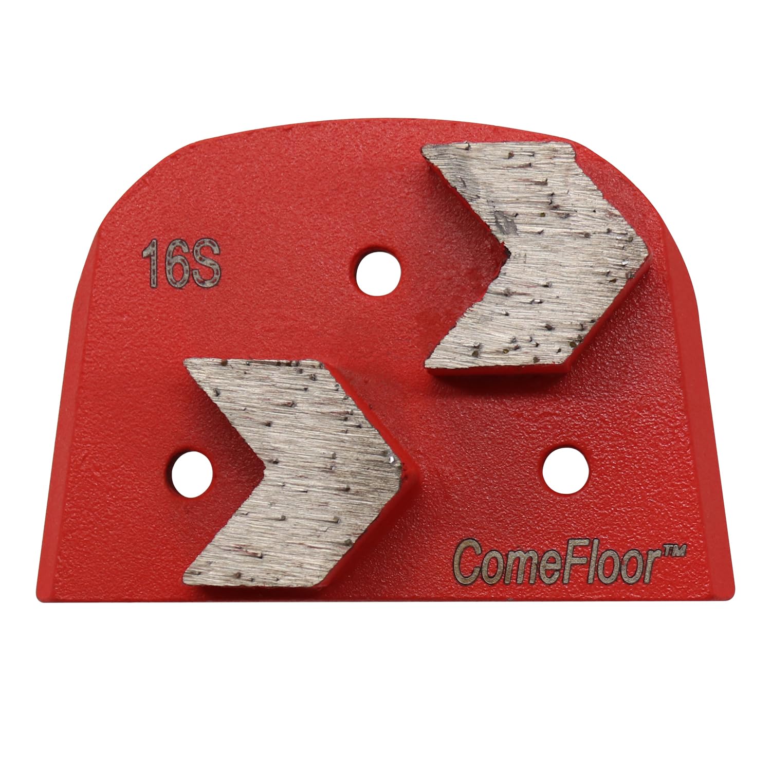 Concrete Floor Grinding Discs, Diamond Metal Grinding Tooling for Lavina Grinders, Concrete Preparation & Thin Epoxy Remove, Double Arrow Segments 30/40 Grit Medium Bond, Pack of 9