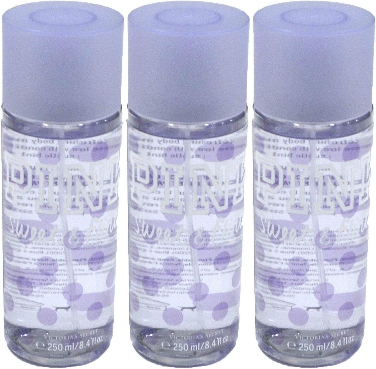 Victoria's Secret Pink Sweet & Flirty Body Mist Lot of 3