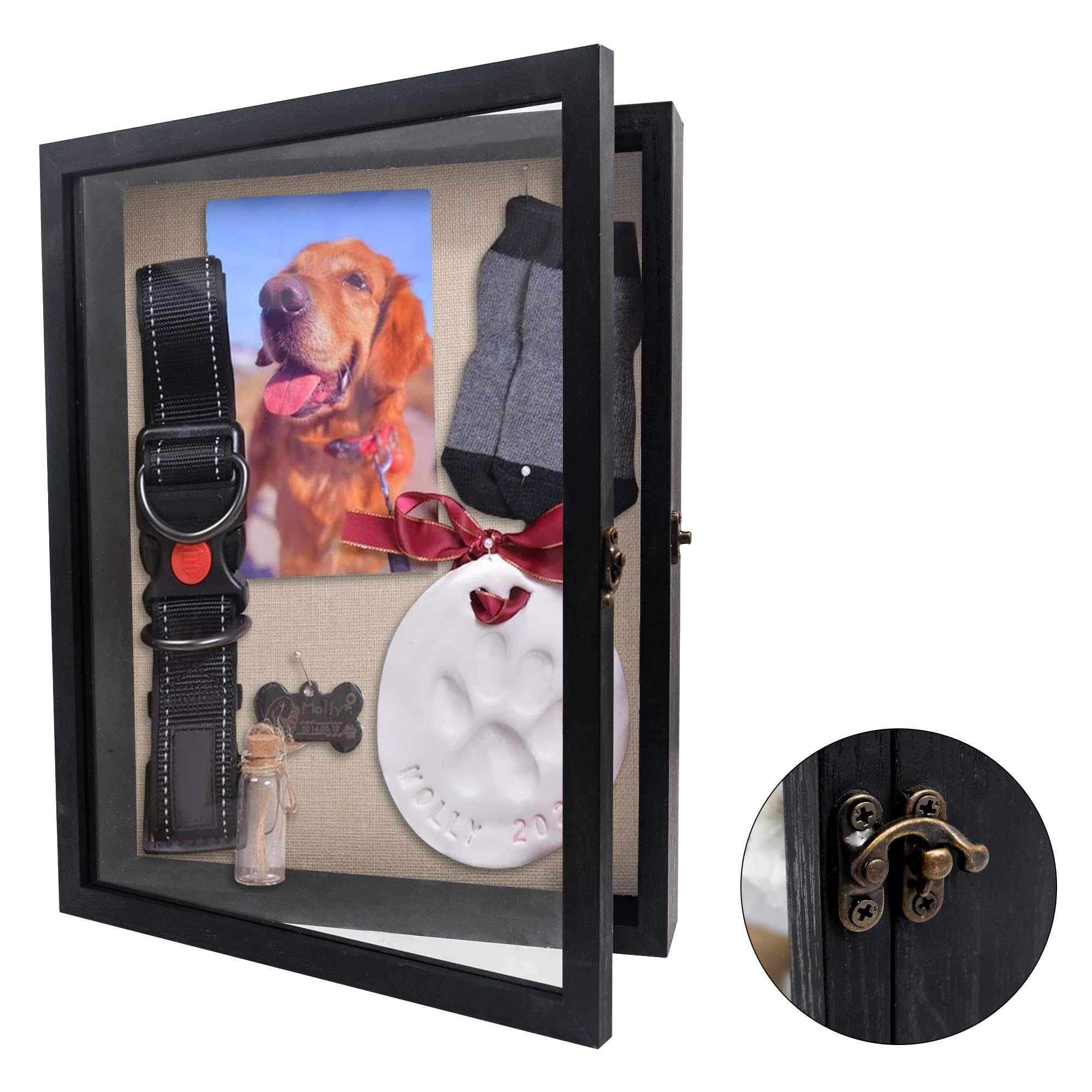 Amazon.com - Hodeframe Pet Memorial Shadow Box 11x14, Pet Memorial