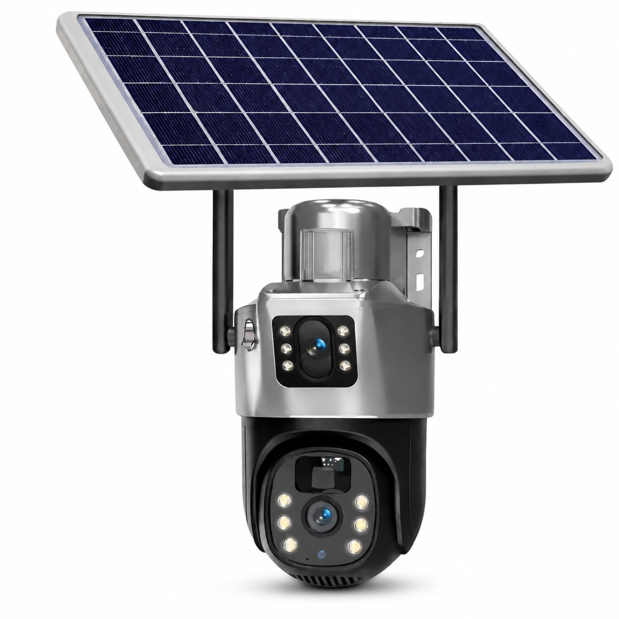 VIE Solar CCTV Camera Outdoor Dual Lens 360 Degree PTZ | CCTV Camera with sim Card 4G | Solar Camera Outdoor Waterproof | CC Camera Colour | Night Vision| Motion Detection Two-Way Audio-picture-19