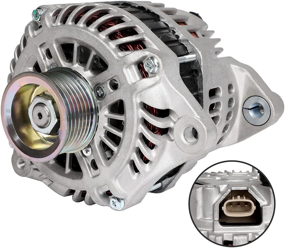 High Output Alternator ANPART 150 Amp Alternator Replacement for 2014-2016 for Infiniti for QX70,2007-2009 for Nissan for 350Z,2009-2016 for Nissan for 370Z 11340