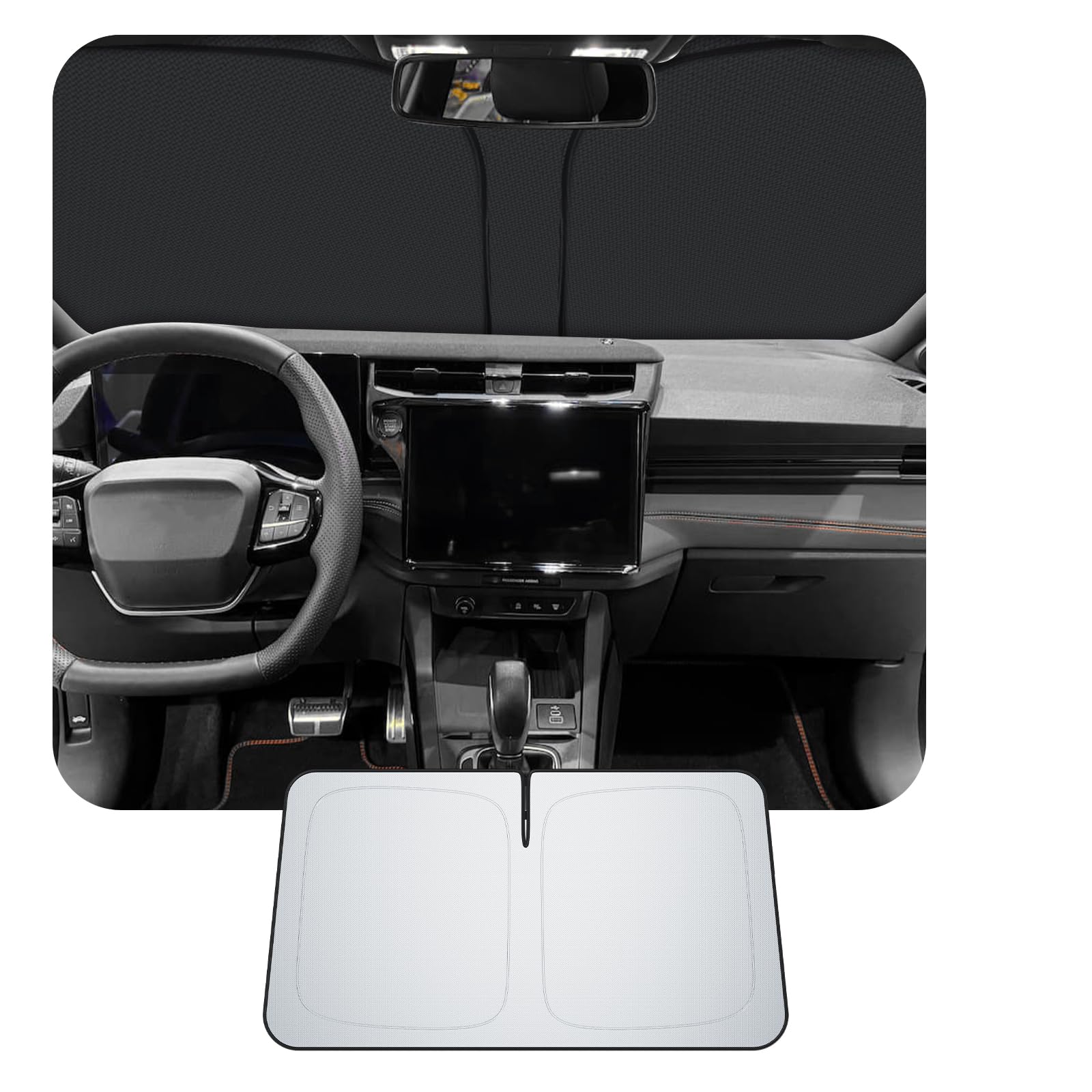 [Aggiornamento] CDEFG Compatibile con Ford Puma 2020-2025 2026 Parasole Coperture Parabrezza Ombrellone Anteriore Parabrezza Auto Parasole Accessori