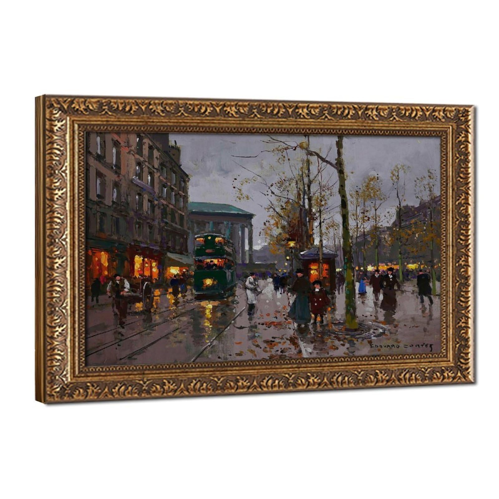 Toile Paris Boulevard de la Madeleine déco murale bureau chic - 8