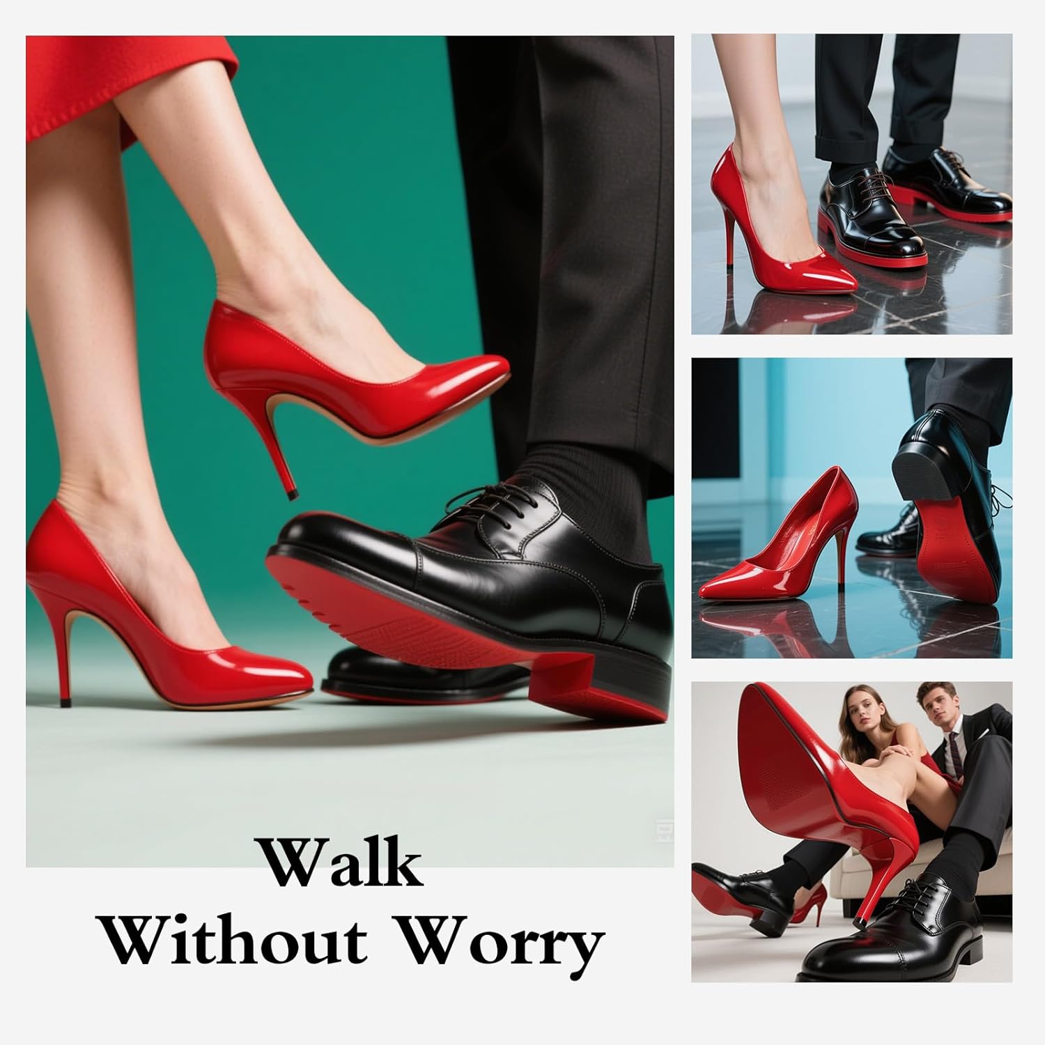 39 in Clear Sole Protector for High Heel Shoes, Anti-Slip Shoe Sole Guard, Transparent Louboutin Sole Protector for Red Bottom Heels & Sneakers(5 in *39 in) - Image 6