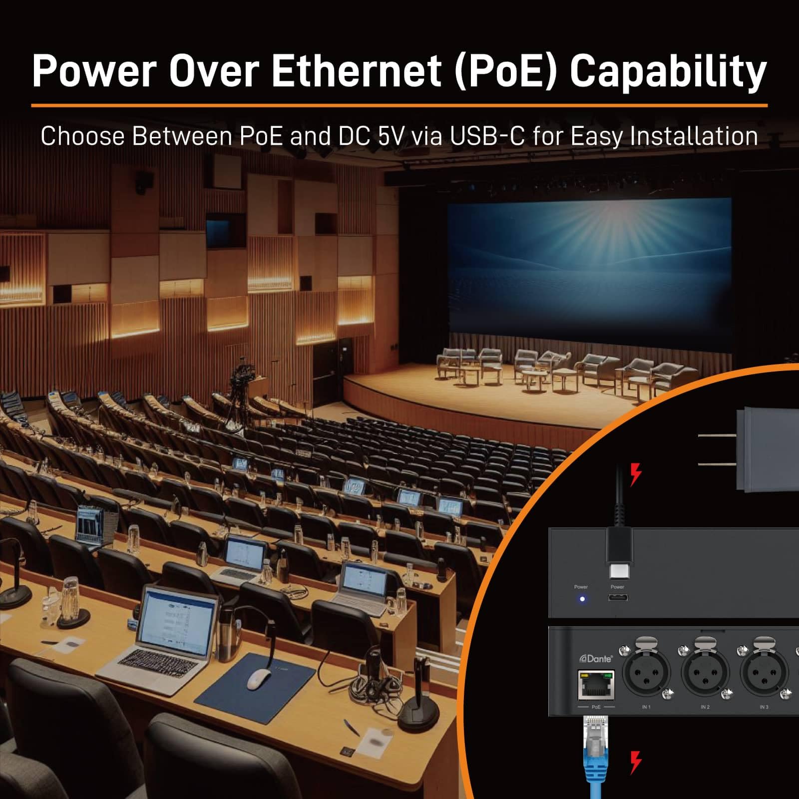 Amazon.co.jp: MAXSQUARE Dante Audio 4チャンネルアナログオーディオ